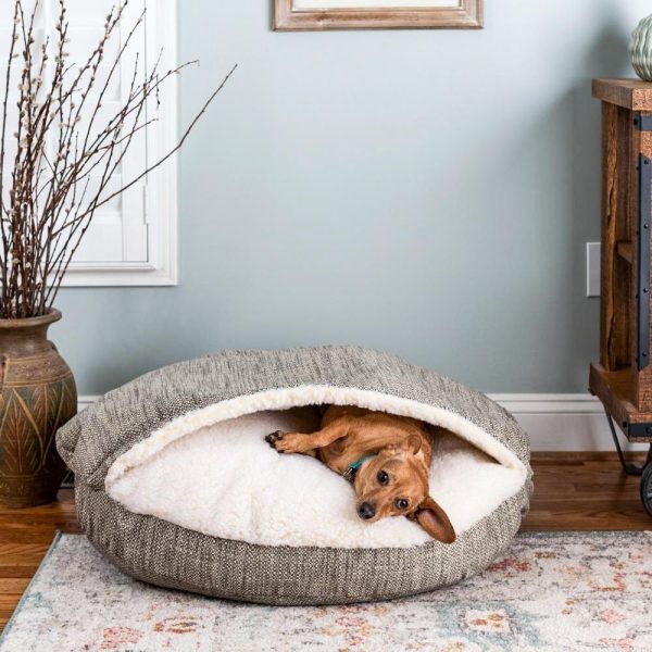 Orthopedic Classic Cozy Cave Round Dog Bed Barklane Pets