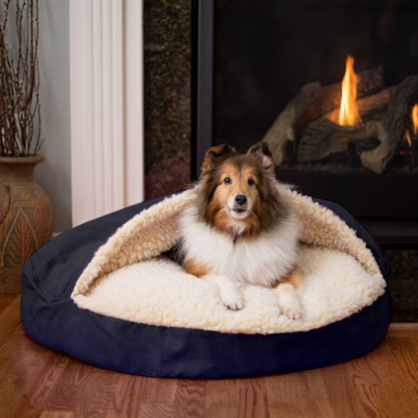 Cozy Cave Standard Round Dog Bed Barklane Pets
